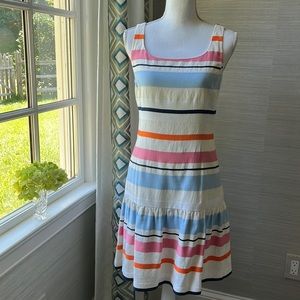 J. McLaughlin drop waist striped sundress